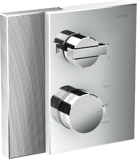 AXOR Edge Shower mixers: two-handle, 4 functions, Chrome, Item No