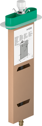 Rim and tile mounted bath basic set
