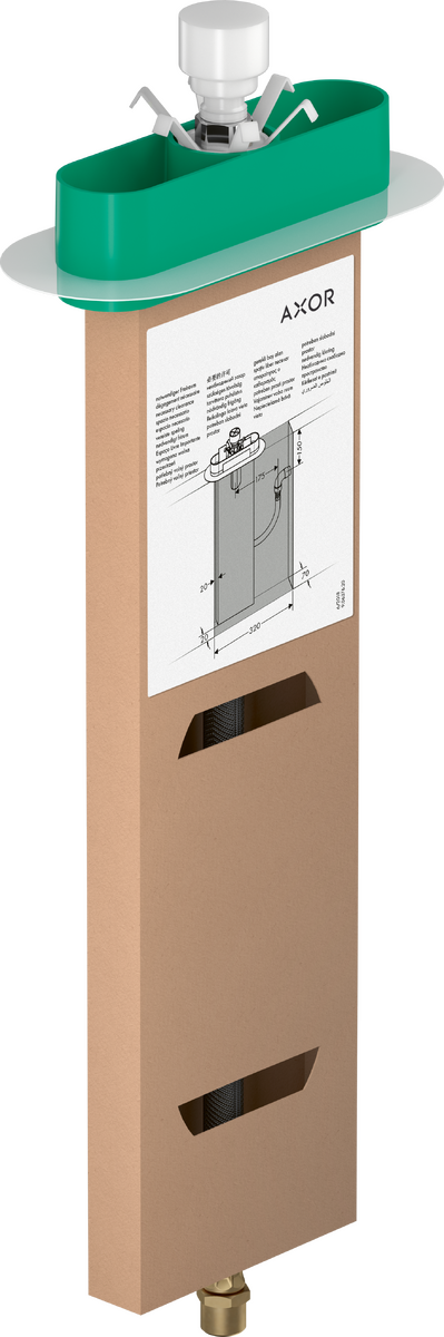 Rim and tile mounted bath basic set