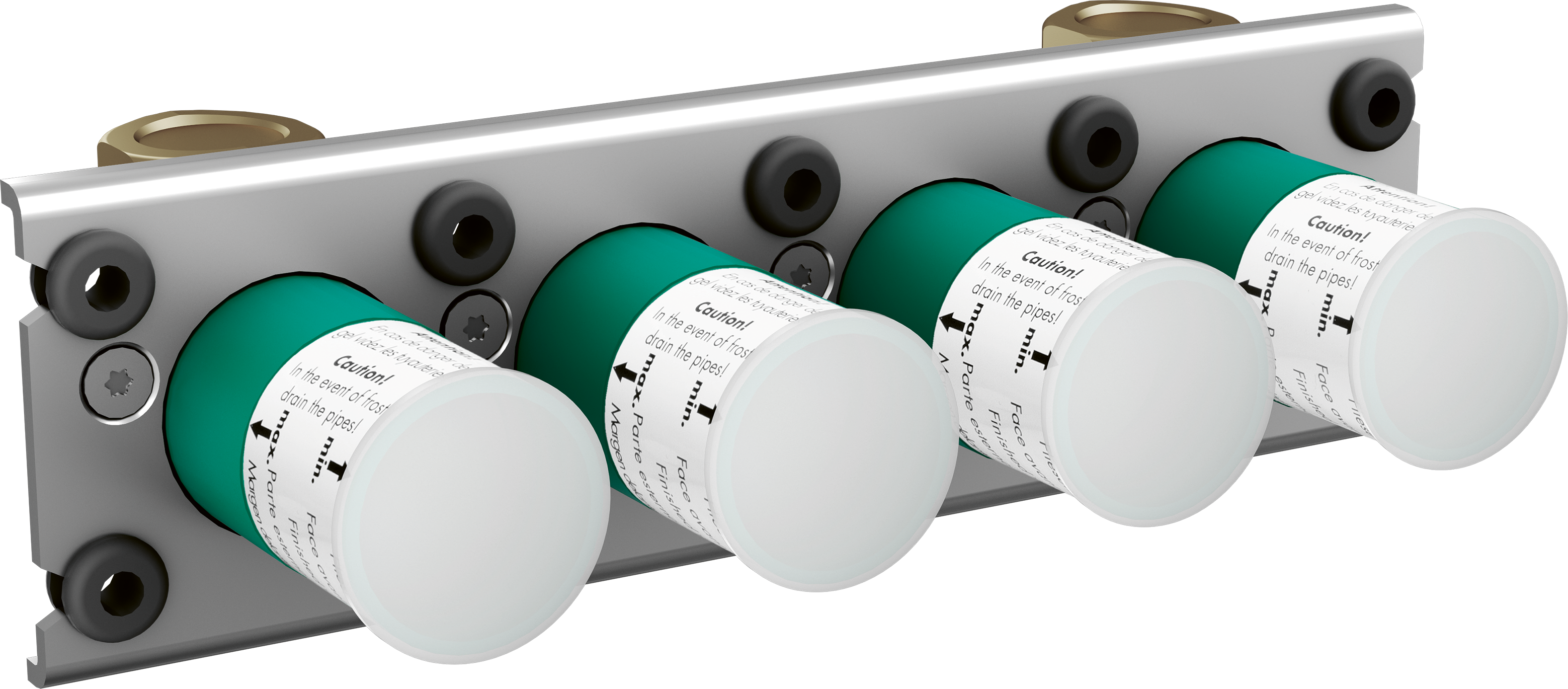 Corps d'encastrement pour mitigeur thermostatique 3 fonctions