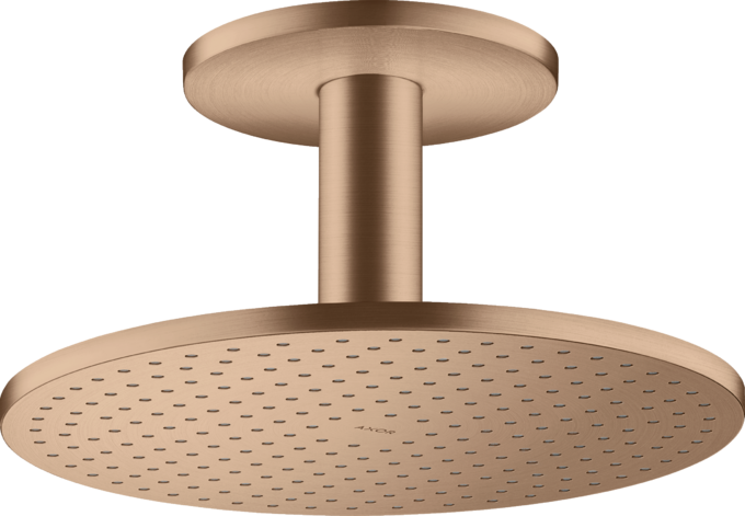 AXOR ShowerSolutions Douche de tête 300 1jet avec raccordement plafond 100 mm — 35301310