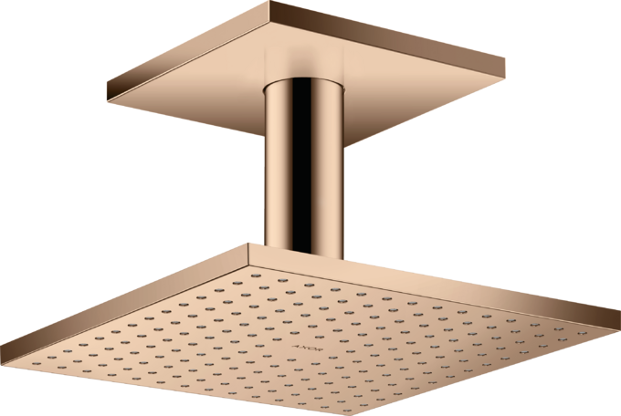 AXOR ShowerSolutions Douche de tête 250 / 250 mm 1jet avec raccordement plafond 100 mm — 35308300