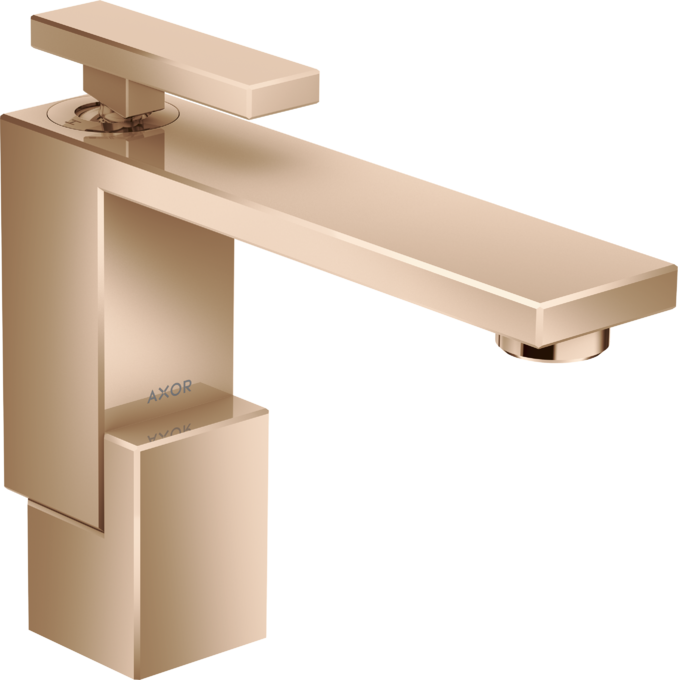 AXOR Edge Mitigeur de lavabo 130, bonde push-open — 46010300