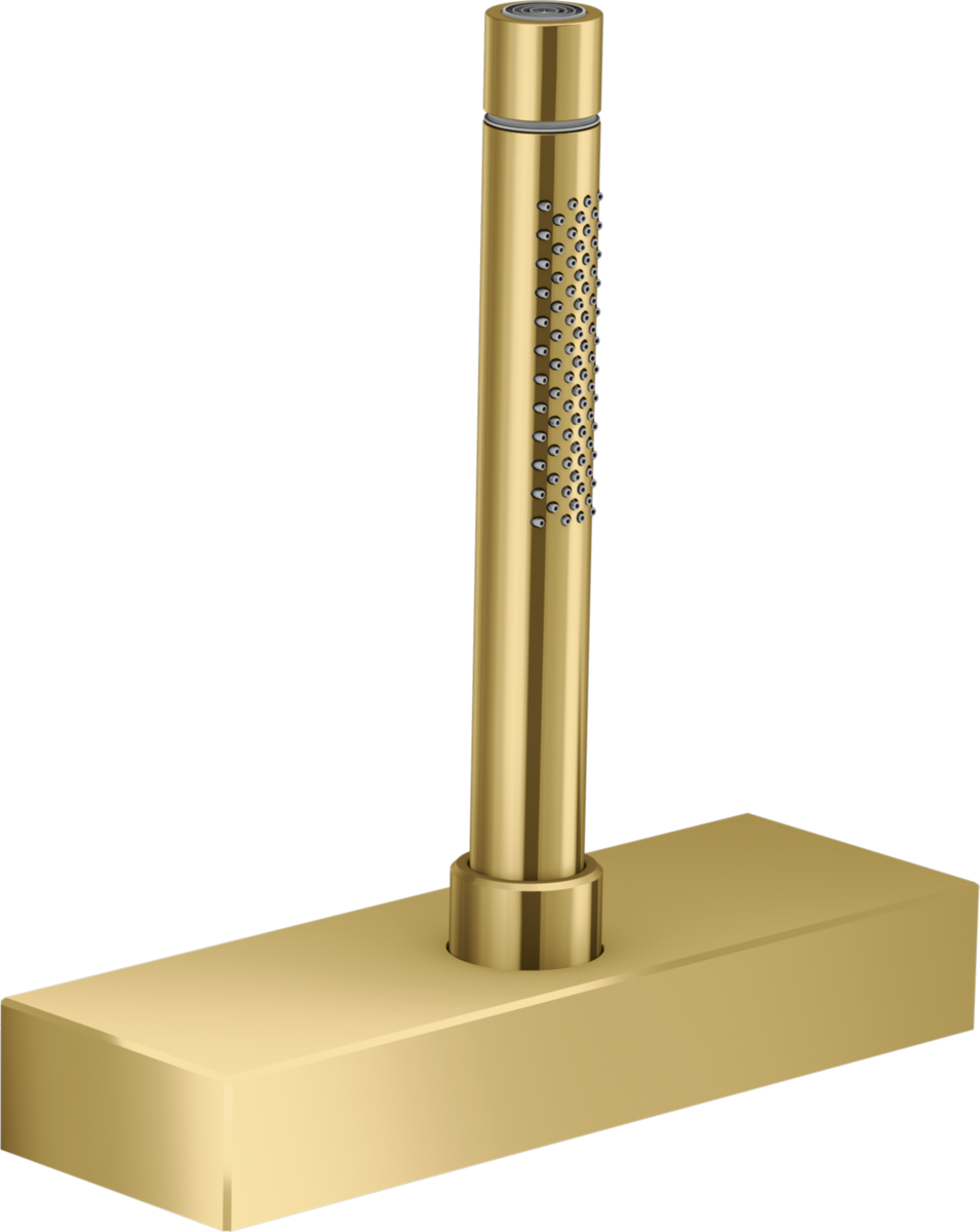 Rim mounted bath set