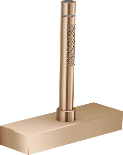 Rim mounted bath set