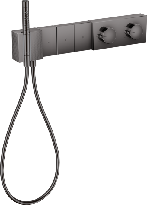 AXOR Edge Module thermostatique Select encastré 540 / 100 avec 3 fonctions et douchette tube 2jet, coupe diamant — 46711330