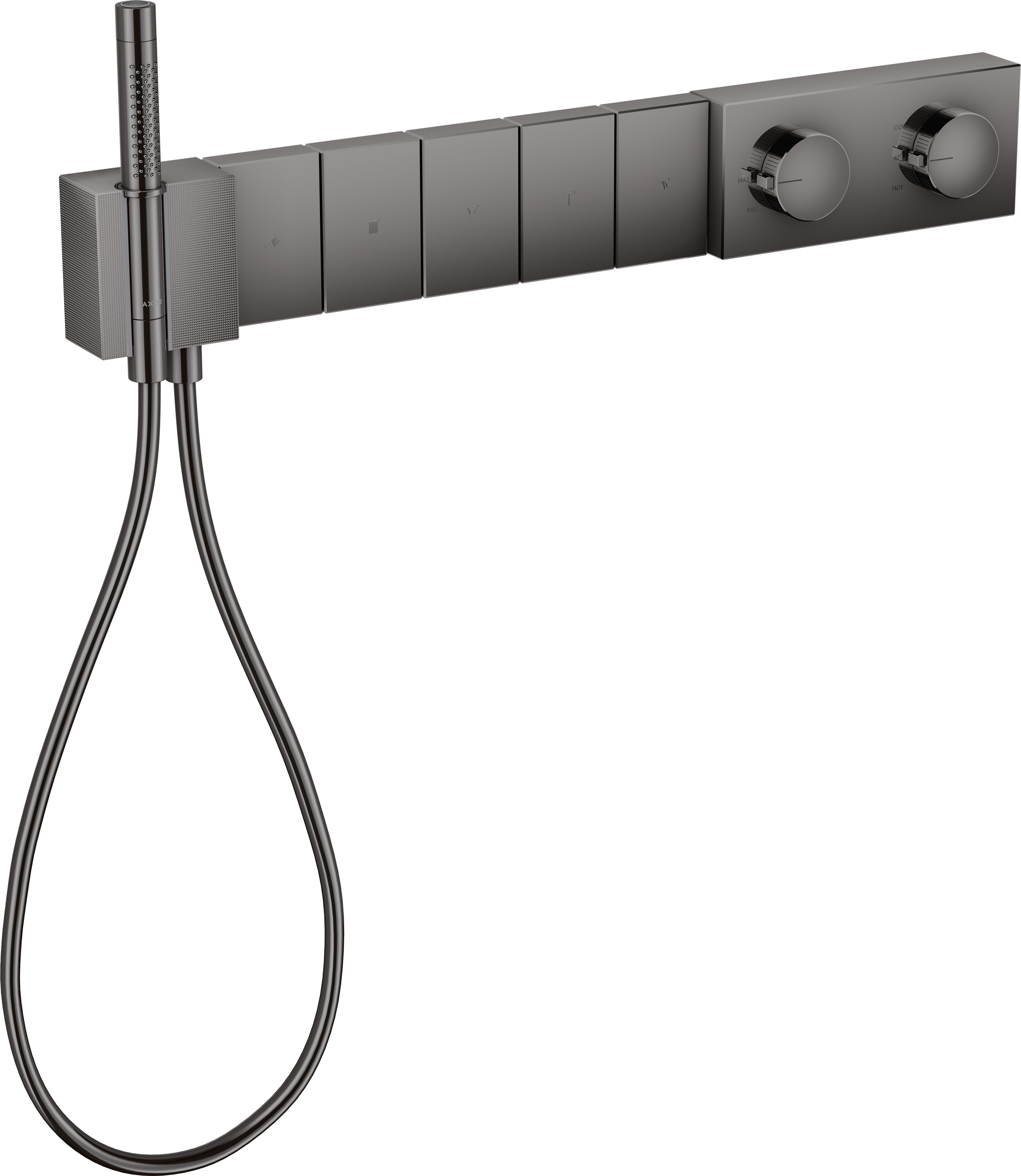 Modulo termostatico Select 680/100 ad incasso per 5 utenze - taglio a diamante