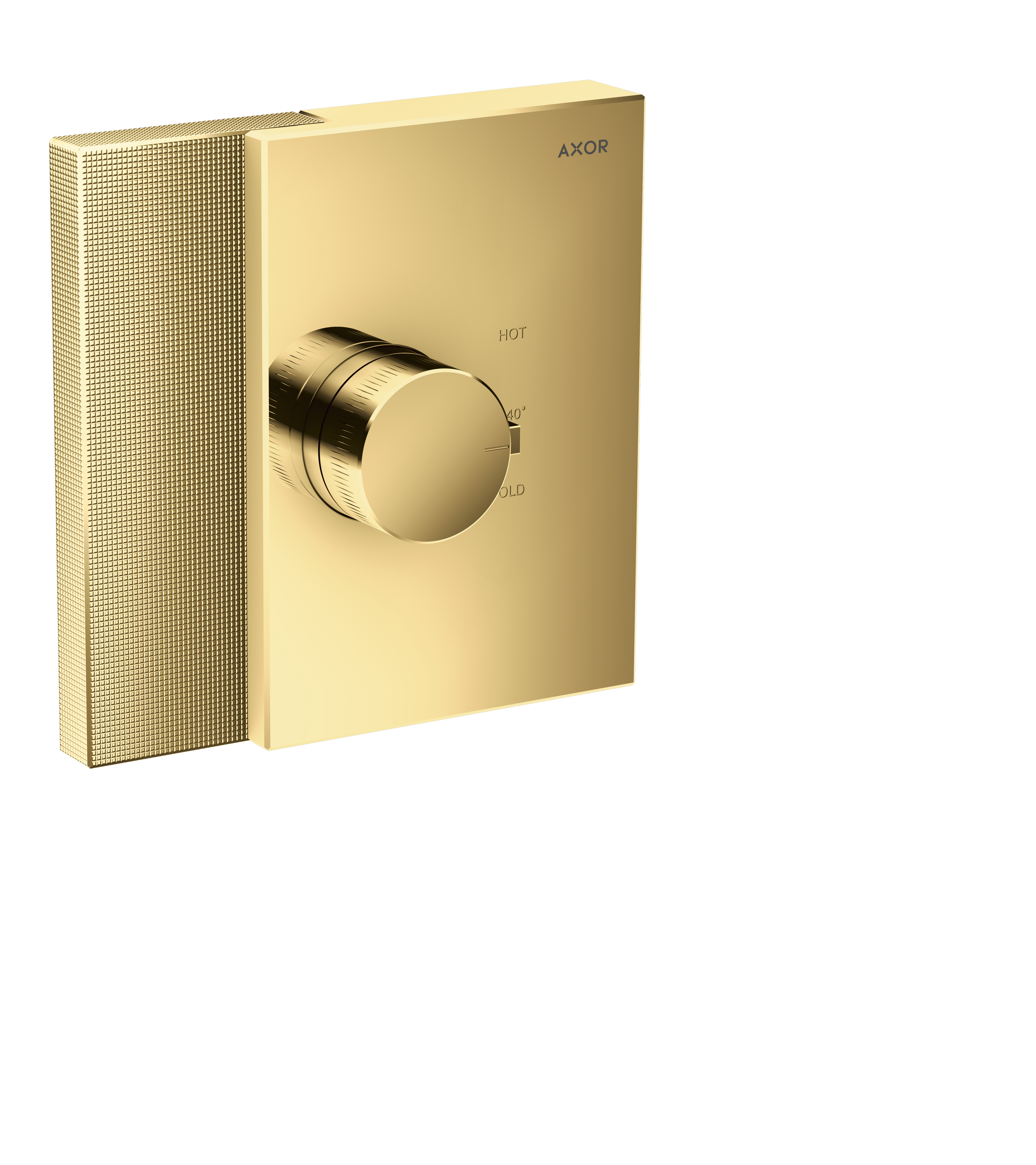 Thermostat HighFlow for concealed installation - diamond cut