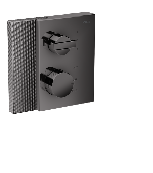AXOR Edge Thermostatique encastré avec robinet d'arrêt/inverseur, coupe diamant — 46761330