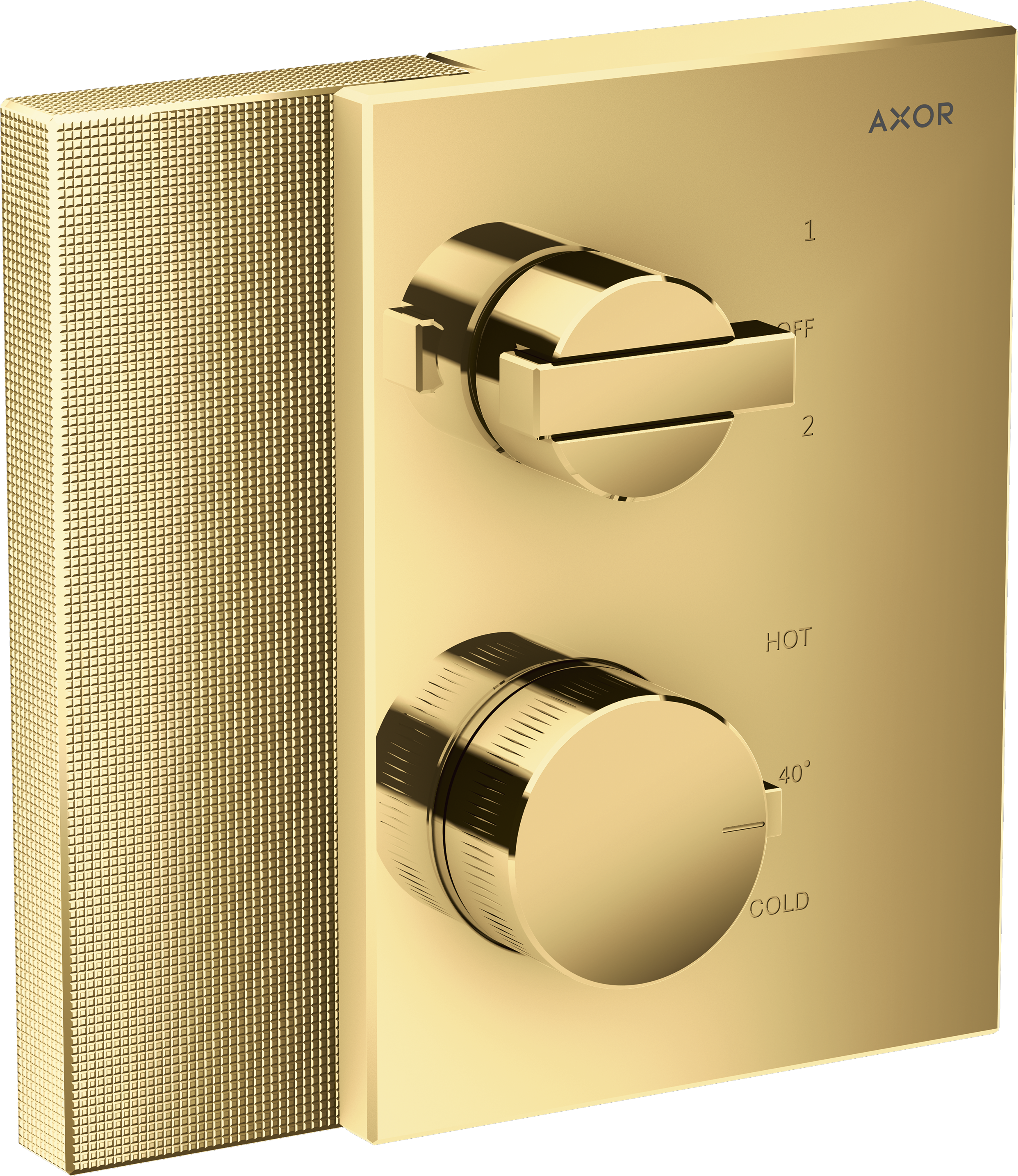 暗装恒温龙头，带开关/分水器 钻石切割版本