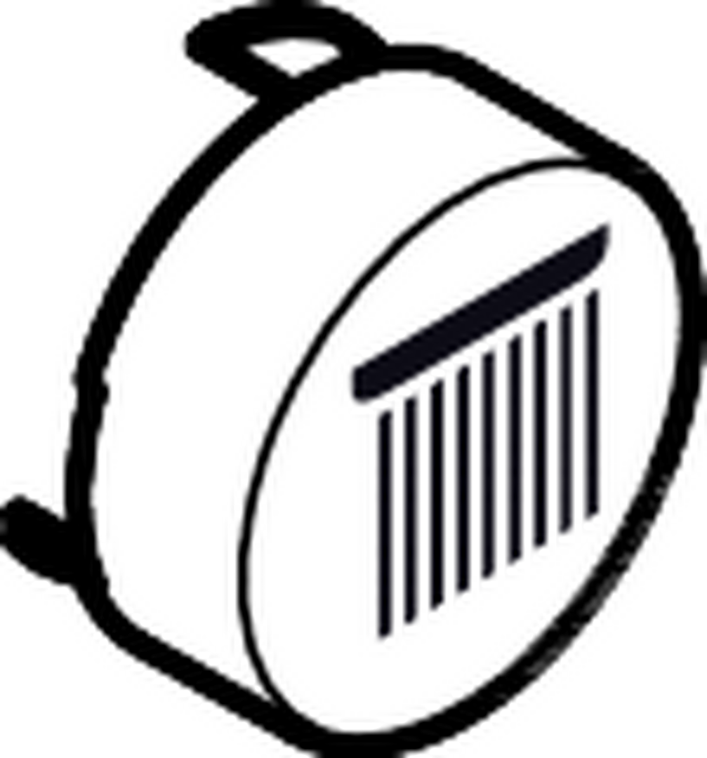 Symbol overhead shower Rain large