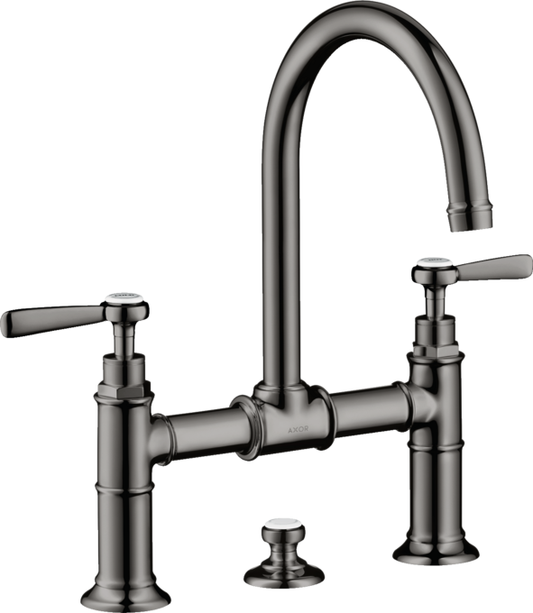 AXOR Montreux Mélangeur de lavabo 220 à pont poignées manettes avec tirette et vidage — 16511330