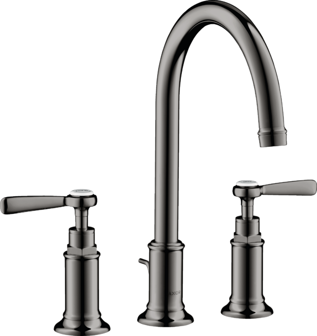 AXOR Montreux Mélangeur de lavabo 3 trous 180 poignées manettes avec tirette et vidage — 16514330