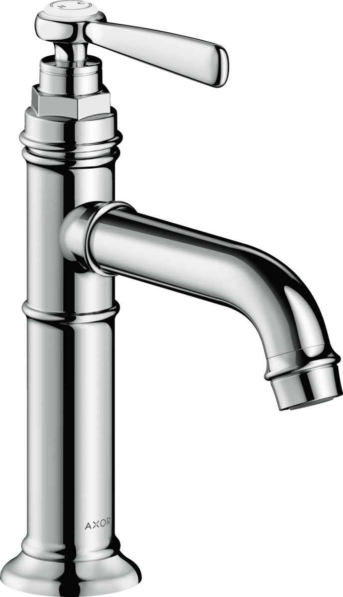 Einhebel-Waschtischmischer 100 mit Hebelgriff und Ablaufgarnitur