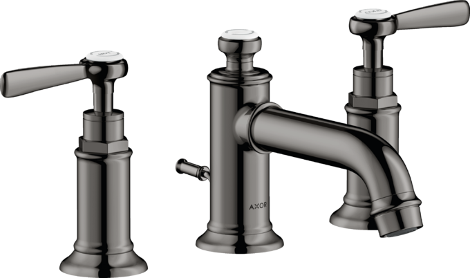AXOR Montreux Mélangeur de lavabo 3 trous 30 poignées manettes avec tirette et vidage — 16535330