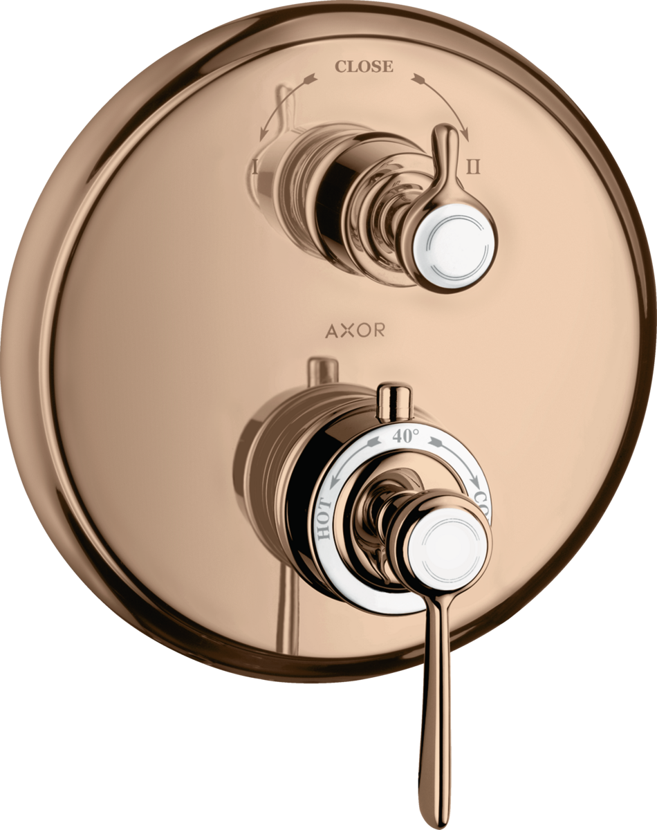 Thermostat Unterputz mit Hebelgriff und Ab- und Umstellventil