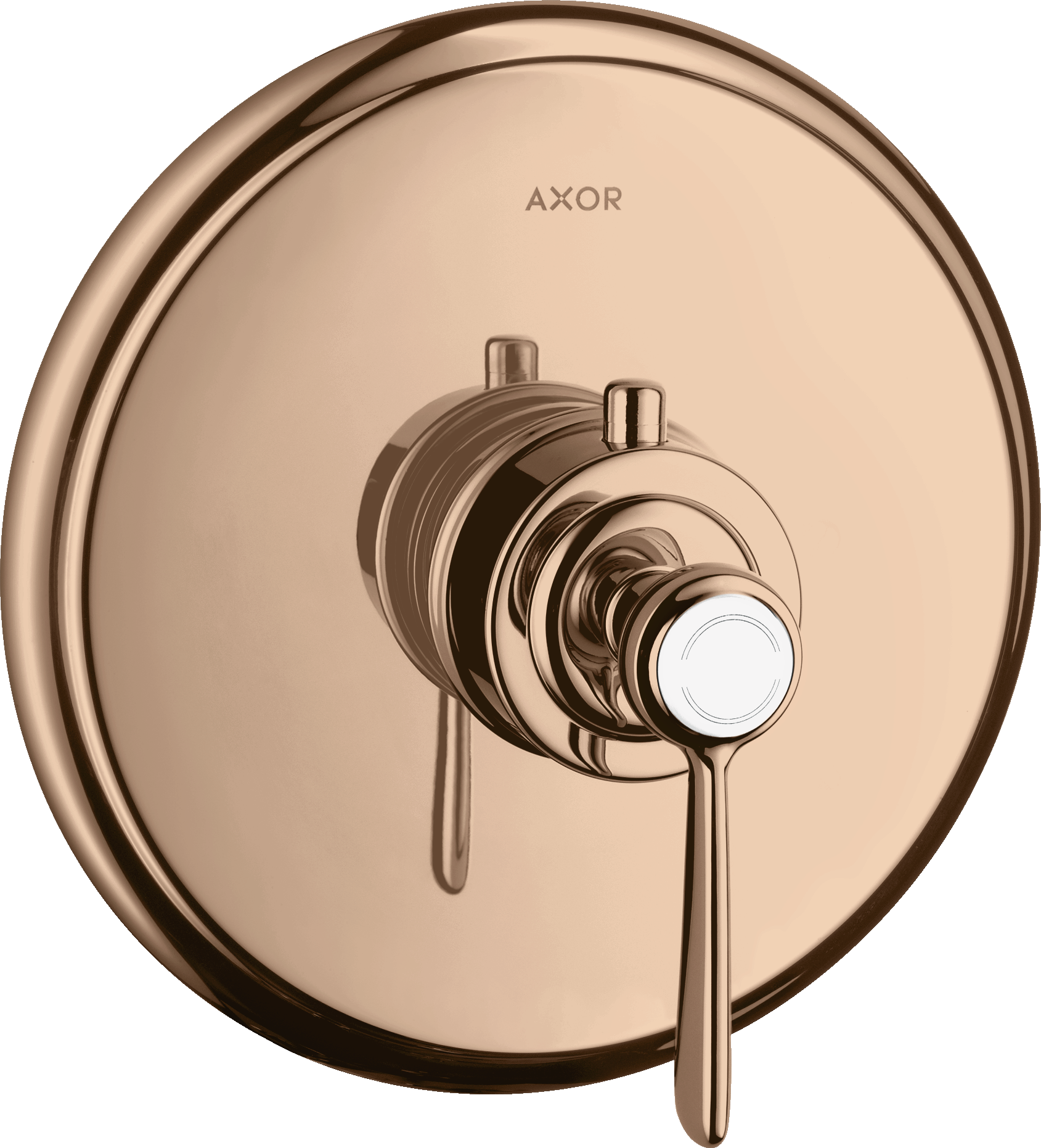 Thermostat for concealed installation with lever handle