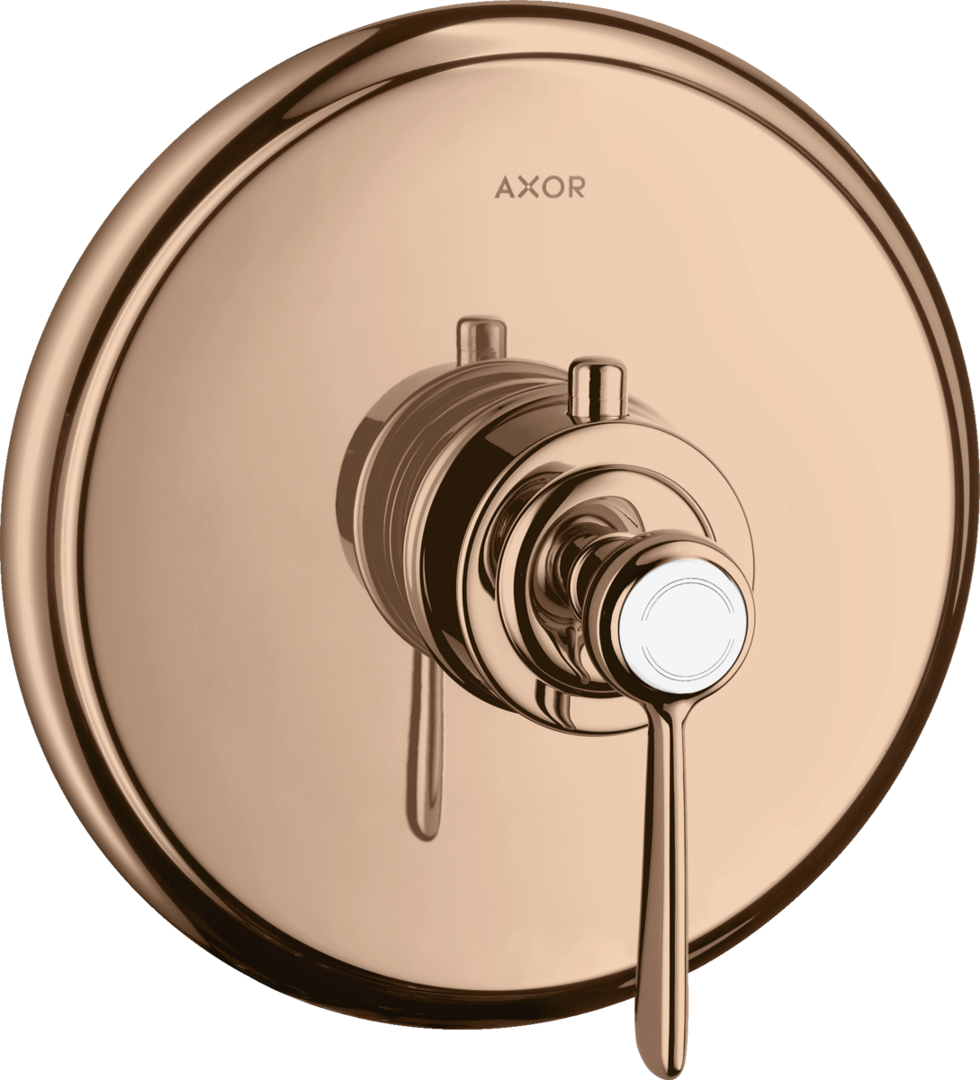 Thermostat for concealed installation with lever handle