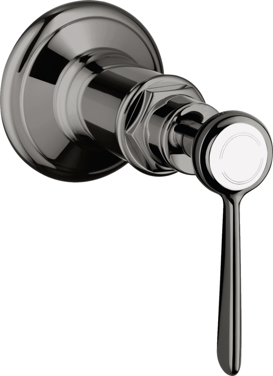 Shut-off valve for concealed installation with lever handle