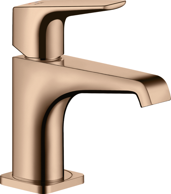 AXOR Citterio E Mitigeur lavabo 90 pour lave-mains avec poignée à levier, bonde à écoulement libre