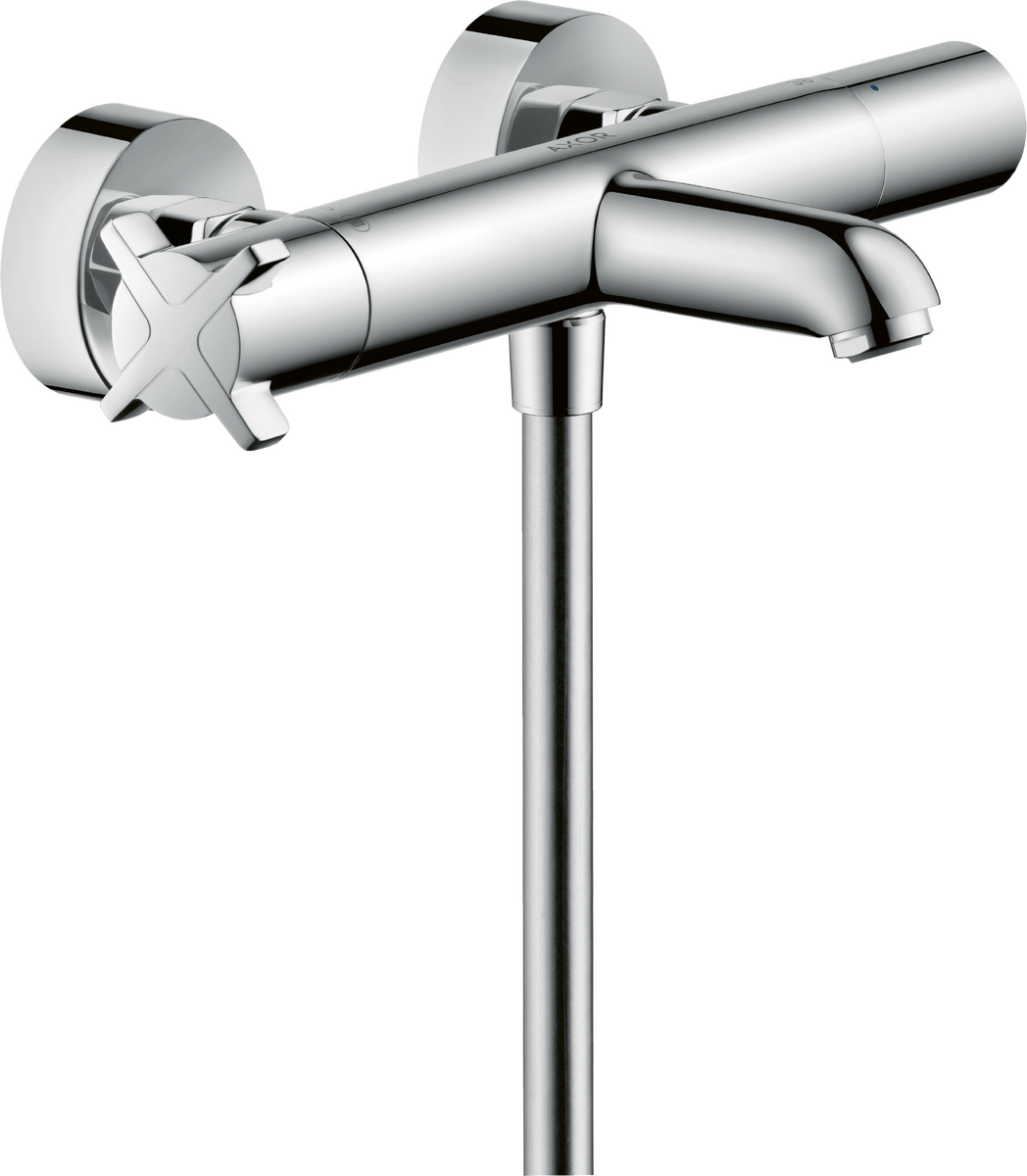 Bath thermostat for exposed installation