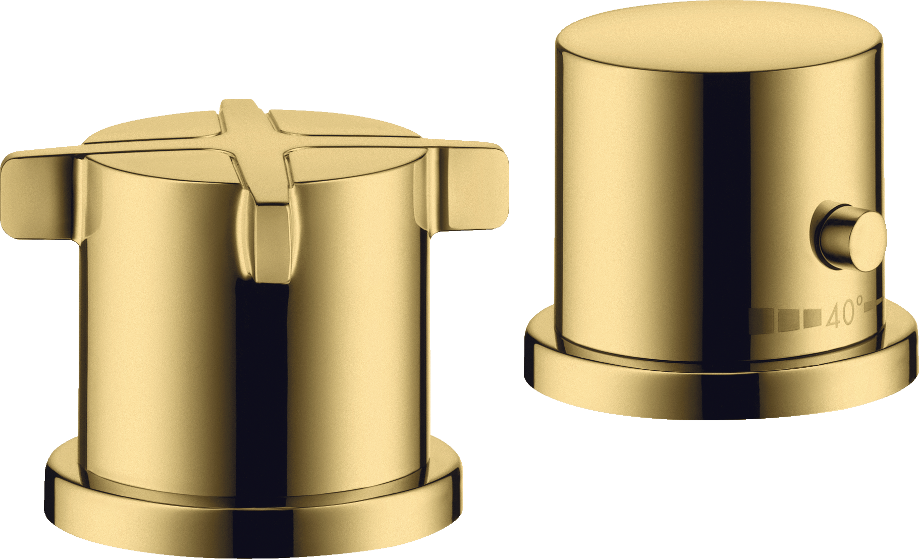 2-Loch Wannenrandarmatur mit Thermostat