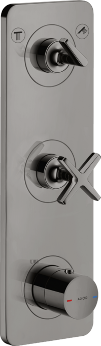 AXOR Citterio E Module thermostatique encastré 380 / 120 avec plaque pour 2 fonctions — 36703330