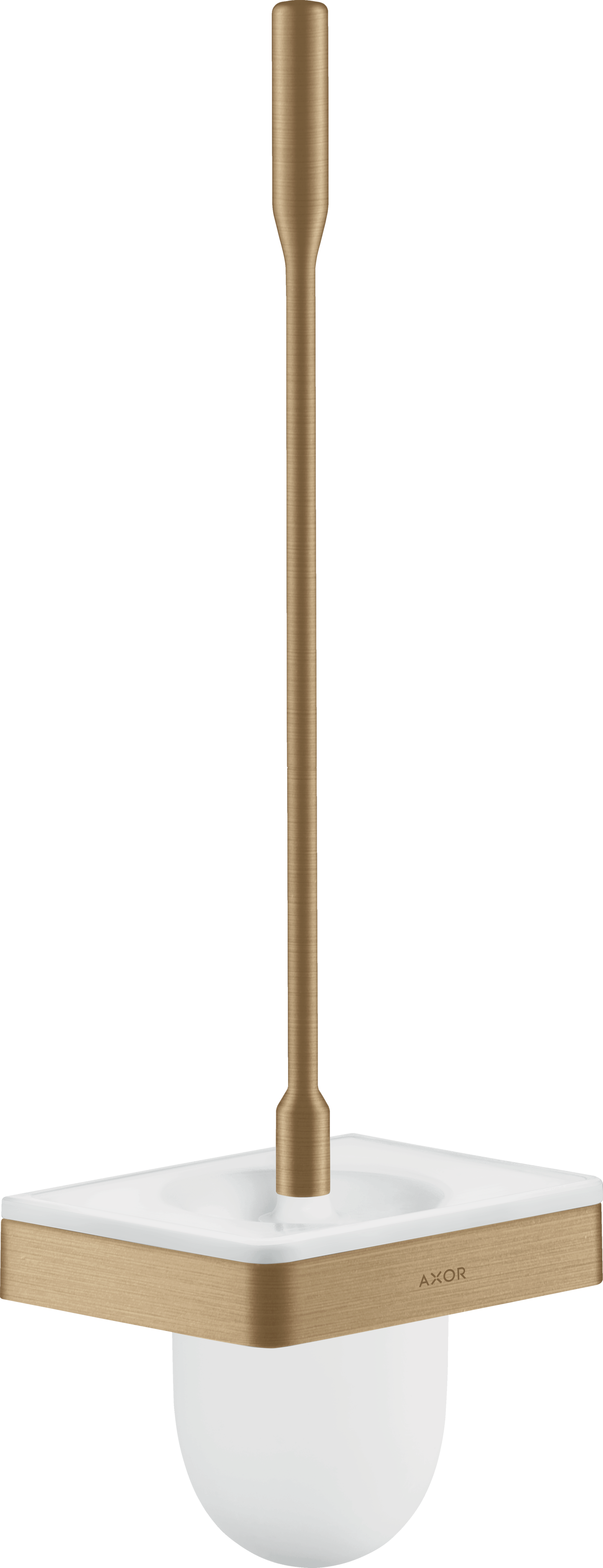 Toilet brush holder wall-mounted