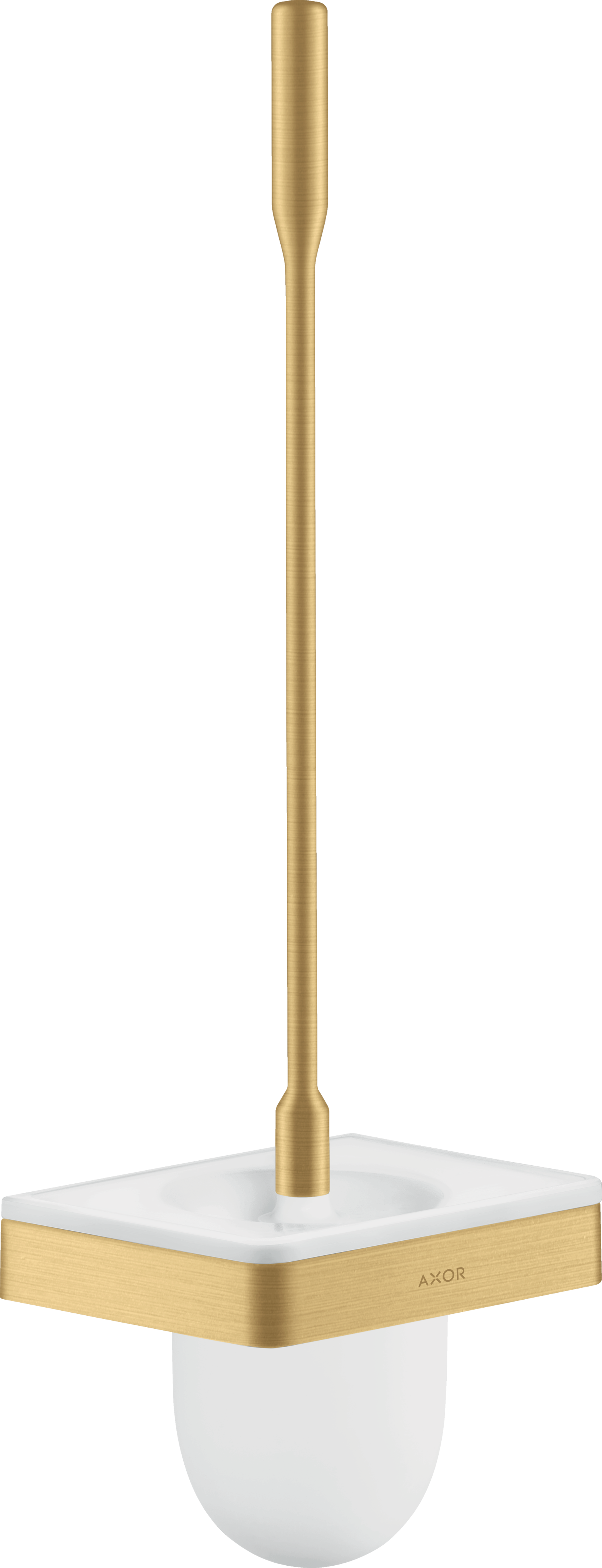 Toilet brush holder wall-mounted