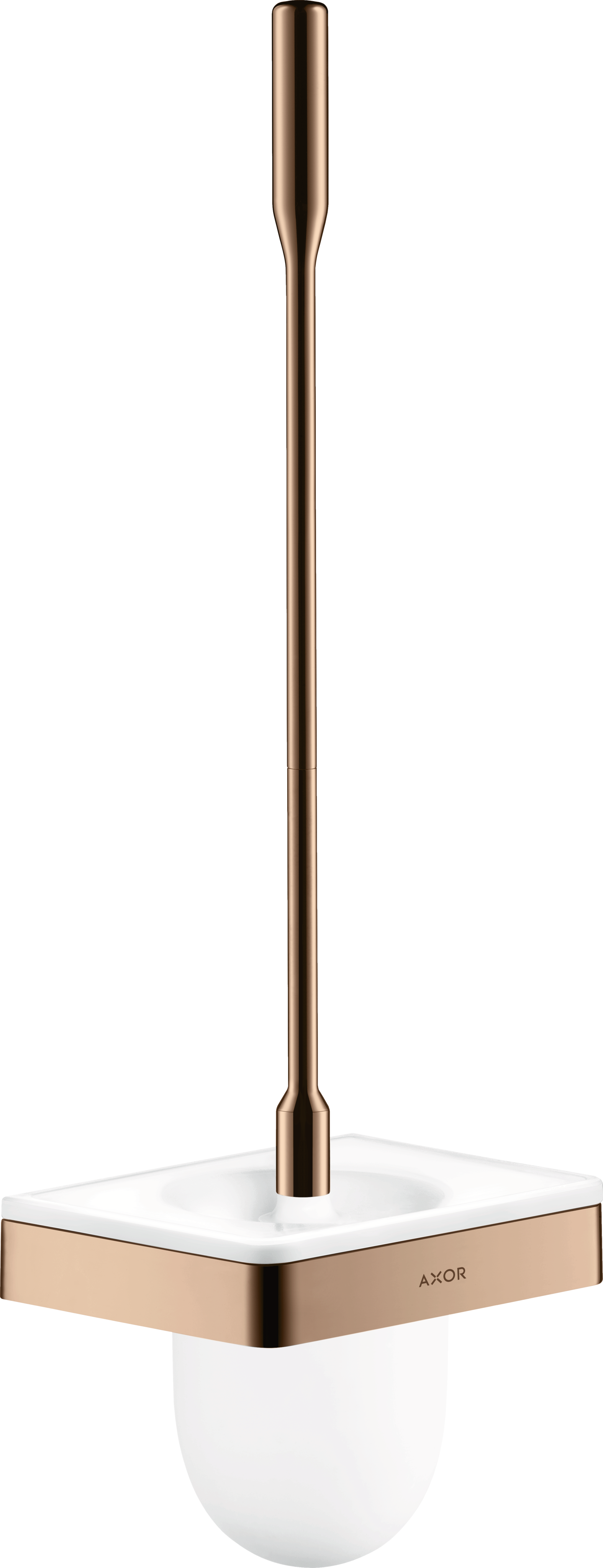 Toilet brush holder wall-mounted