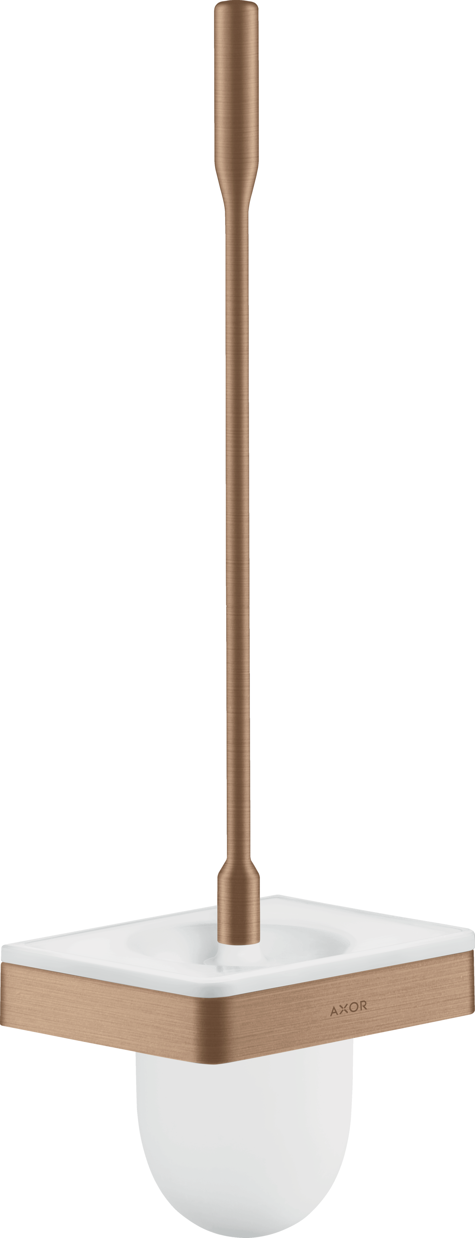 Toilet brush holder wall-mounted