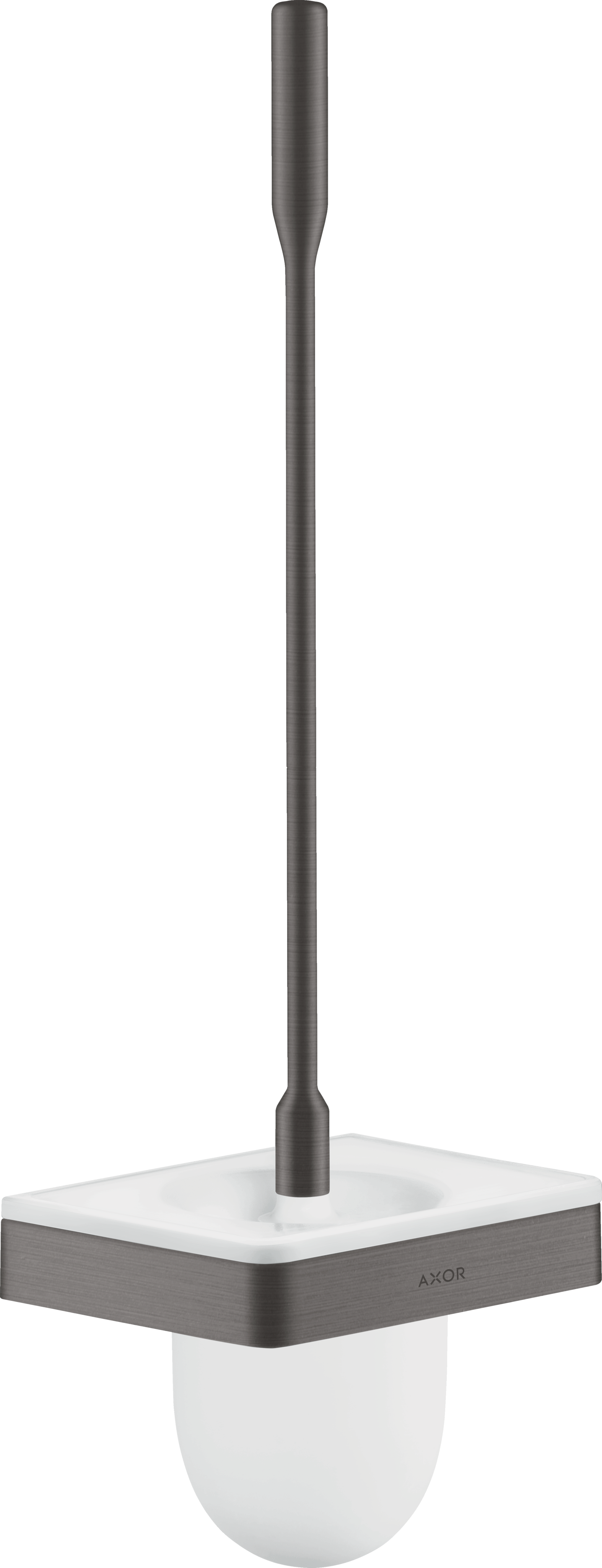 Toilet brush holder wall-mounted