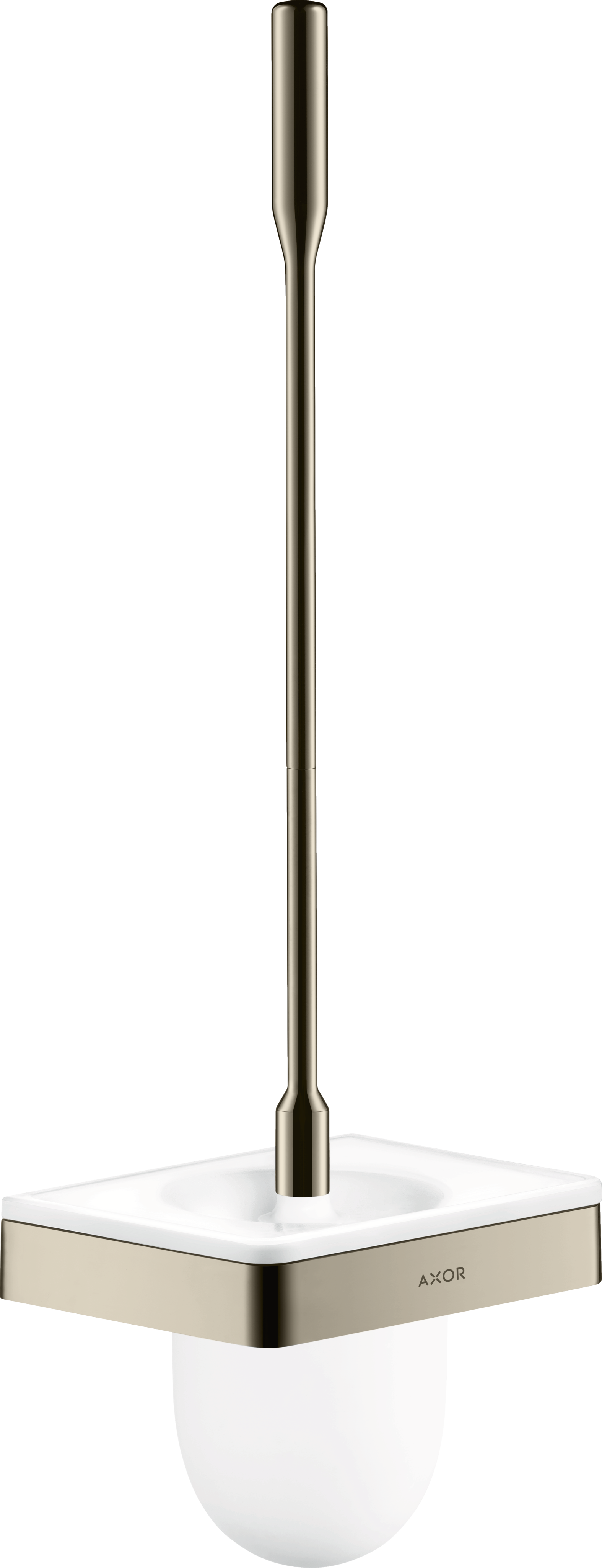 Toilet brush holder wall-mounted