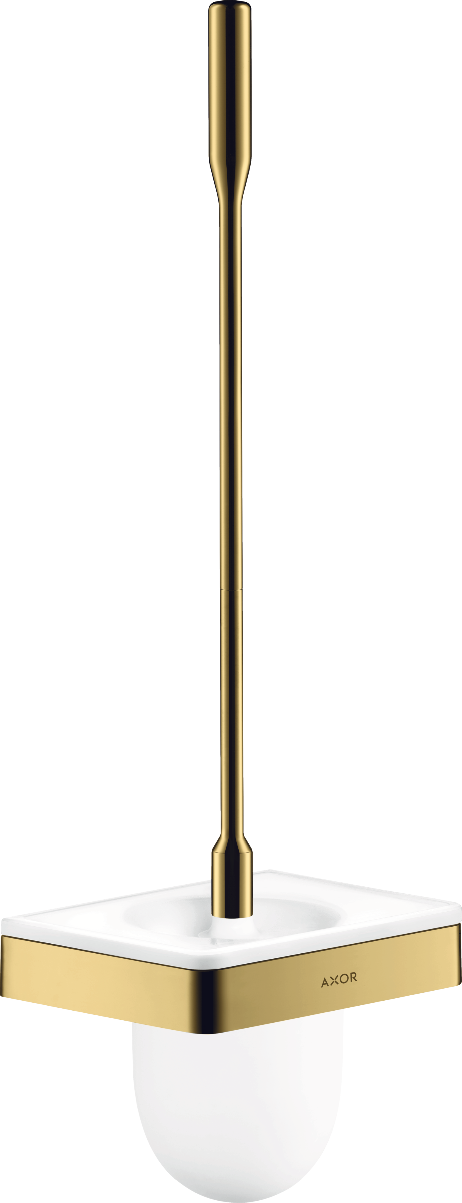 Toilet brush holder wall-mounted