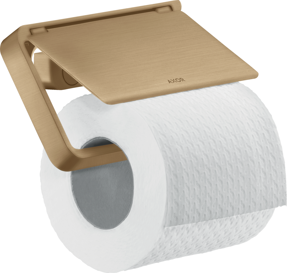 Toilet paper holder with cover
