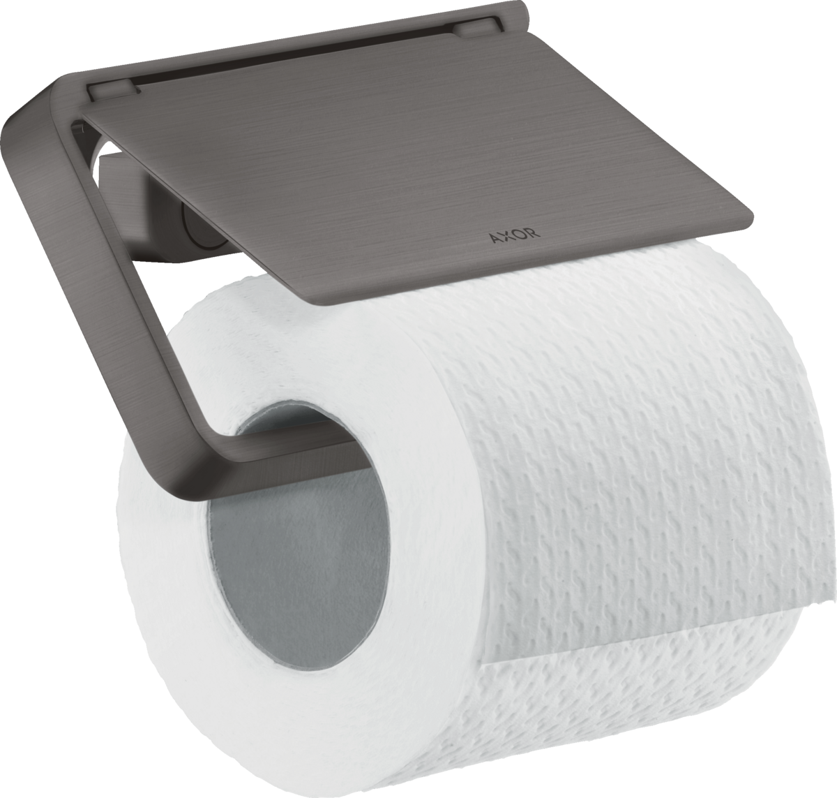 Toilet paper holder with cover