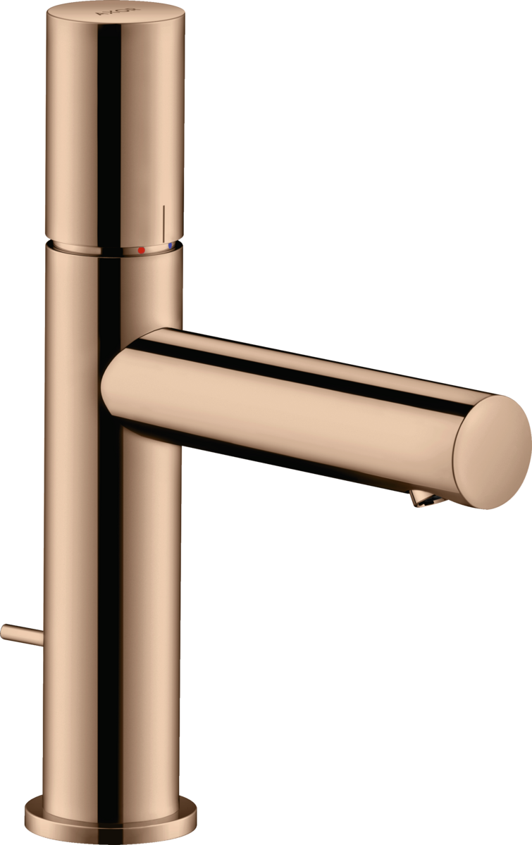 Single lever basin mixer 110 with zero handle with pop-up waste