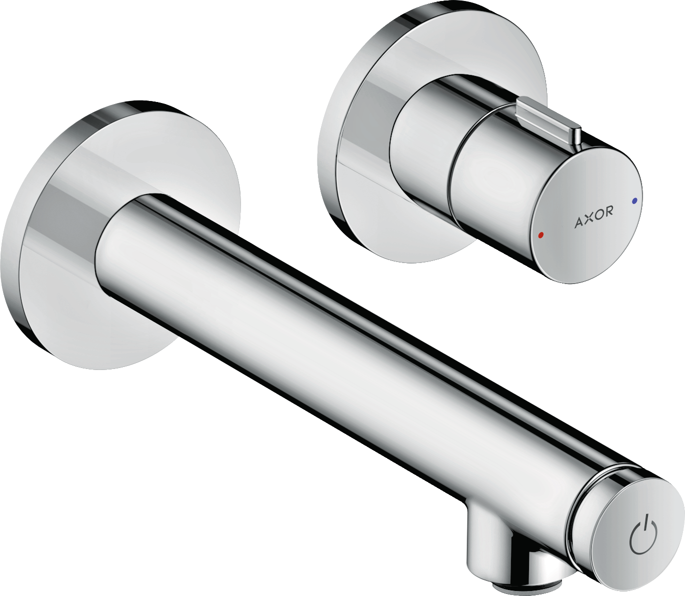 Basin mixer for concealed installation wall-mounted Select with spout 158 mm