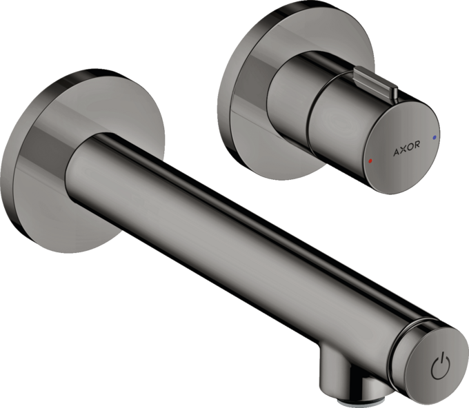 AXOR Uno Mitigeur de lavabo encastré mural Select avec bec 158 mm, bonde à écoulement libre — 45112330