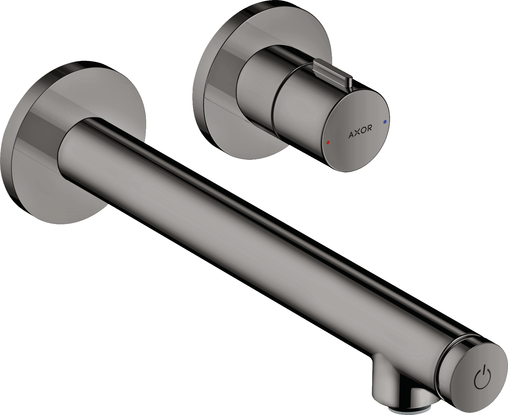 Basin mixer for concealed installation wall-mounted Select with spout 221 mm
