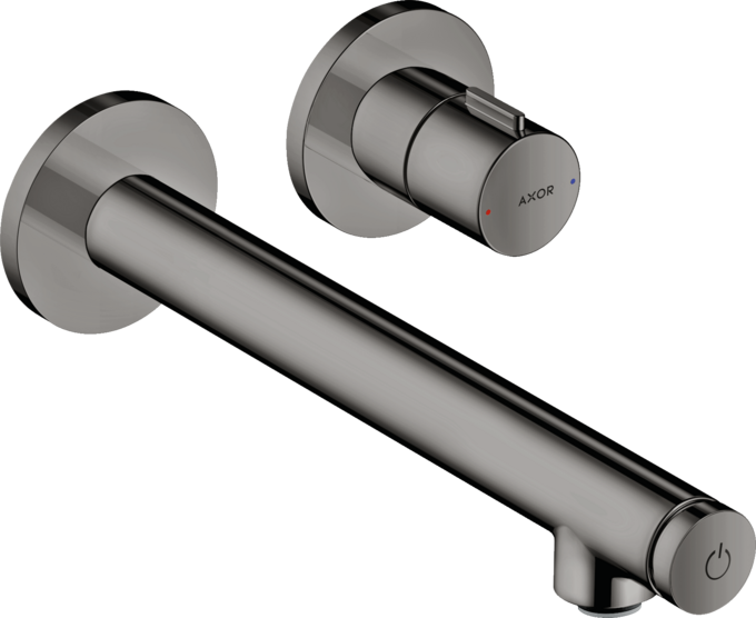 AXOR Uno Mitigeur de lavabo encastré mural Select avec bec 221 mm, bonde à écoulement libre — 45113330