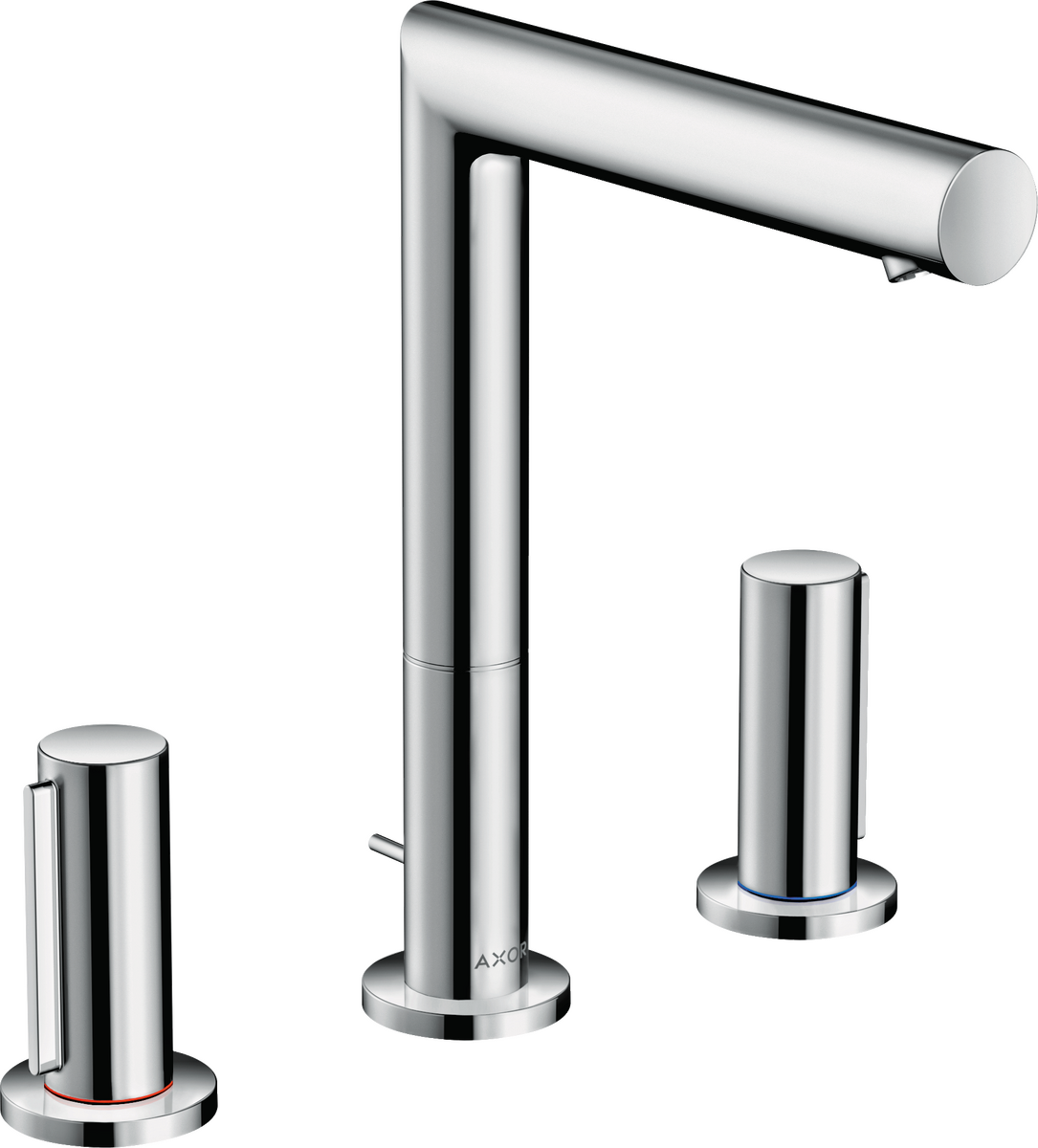 3-hole basin mixer 200 with zero handles and pop-up waste set
