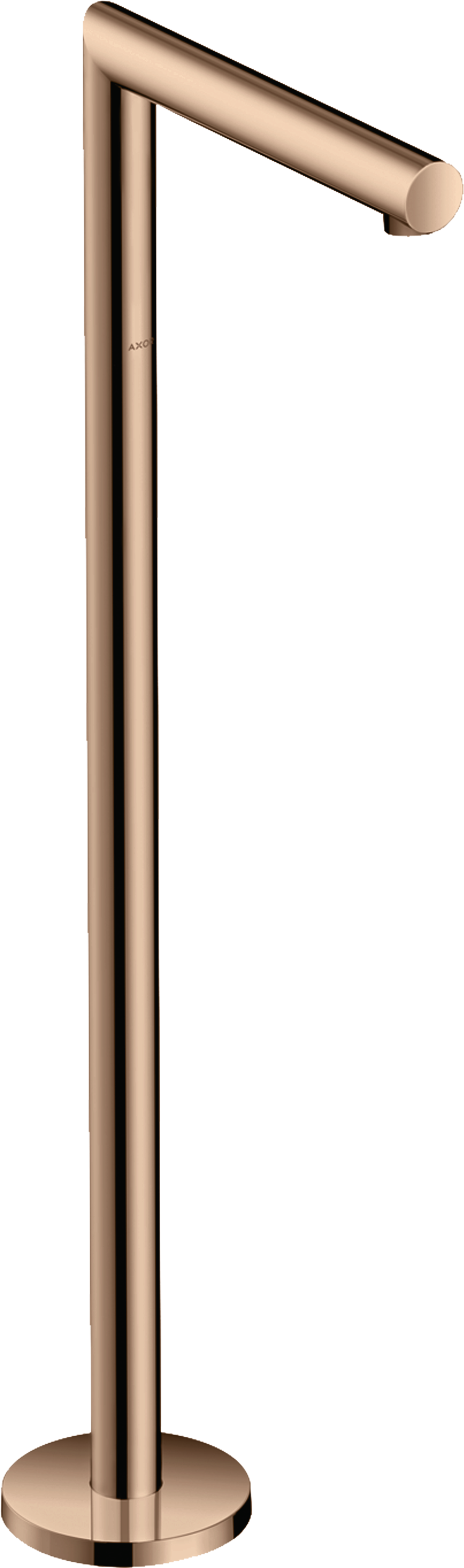 Bath spout straight floor-standing