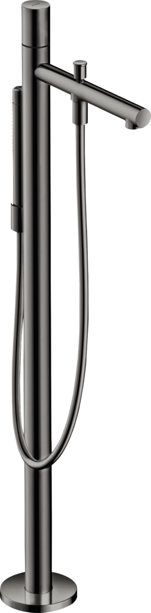 Single lever bath mixer floor-standing with zero handle