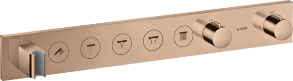 Thermostatic module Select 670/90 for concealed installation for 5 functions