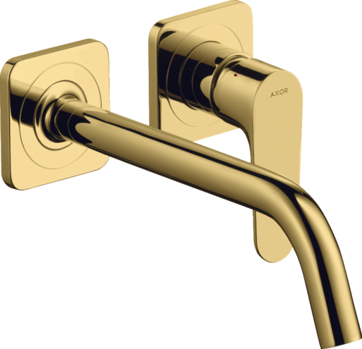 Einhebel-Waschtischmischer Unterputz für Wandmontage mit Auslauf 227 mm und Rosetten