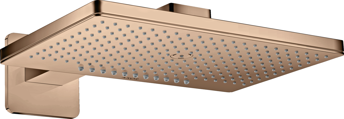 Overhead shower 460/300 2jet with shower arm and softsquare escutcheon