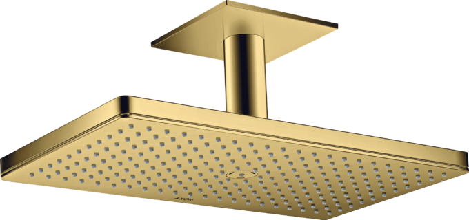 AXOR ShowerSolutions Douche de tête 460 / 300 mm 1jet avec raccordement plafond 100 mm et rosace carrée — 35277990