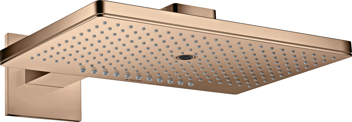 Overhead shower 460/300 3jet with shower arm and square escutcheon