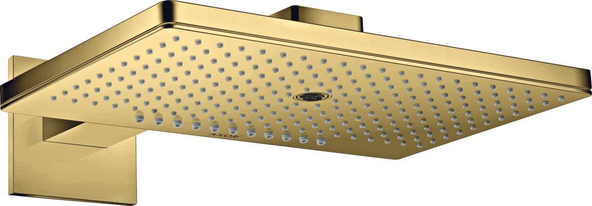 Overhead shower 460/300 3jet with shower arm and square escutcheon